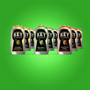 KEY Sparkling Water, Variety Pack, Pineapple Passionfruit, Key Lime, Blood Orange Cherry