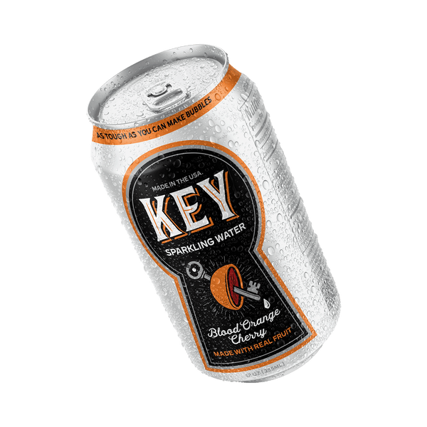 key sparkling water blood orange cherry