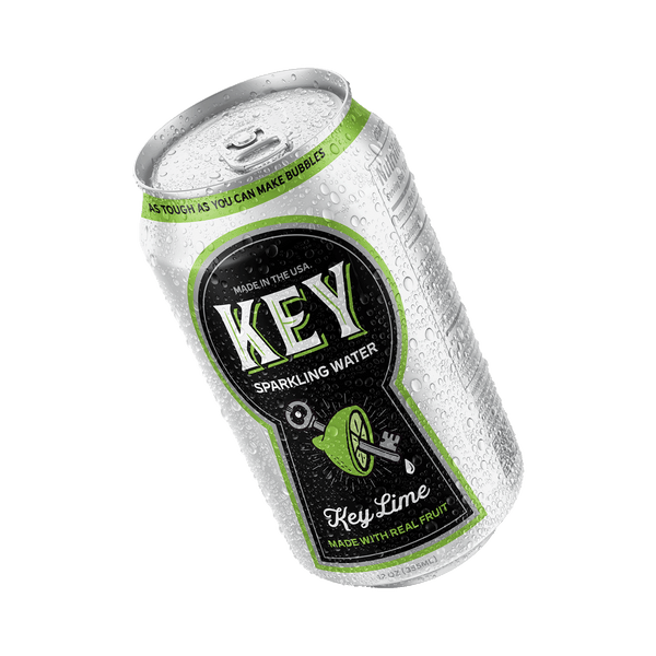 Key Sparkling Water Key Lime Can Front