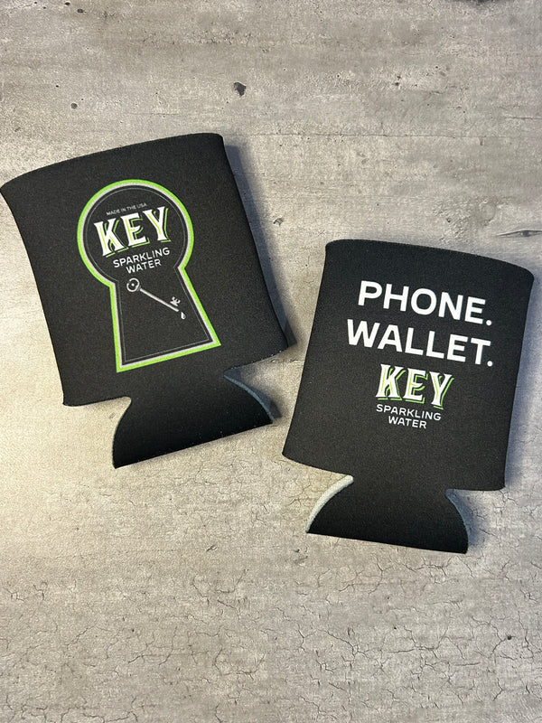 Phone. Wallet. KEY.® Coozie