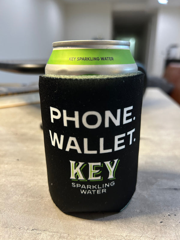 Phone. Wallet. KEY.® Coozie