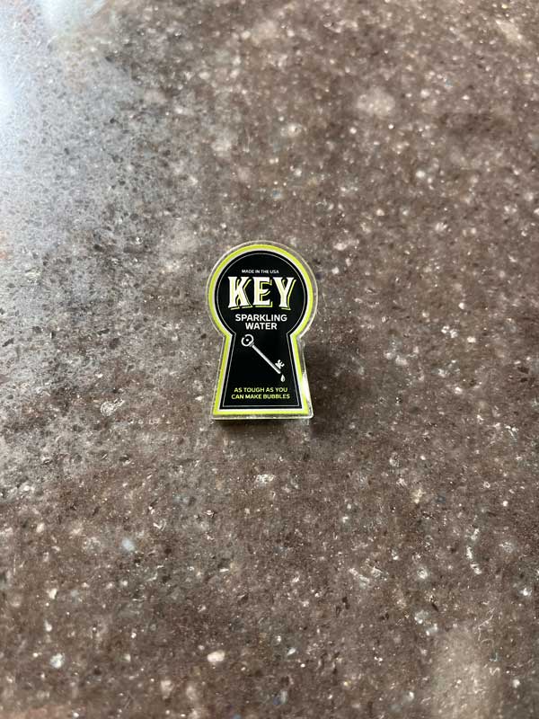 KEY Hole Logo Pin